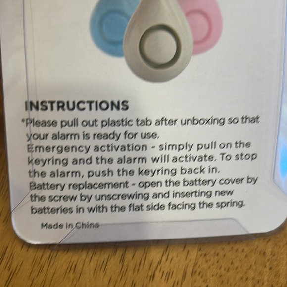 Loud Safe Sound Personal Alarm 125 Decibels - Picture 6 of 7